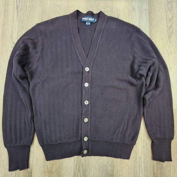 Polo Ralph Lauren Golf 100% Cotton Cardigan size S - Picture 1 of 7